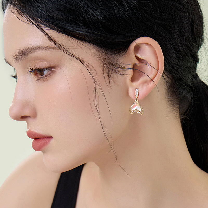 Blush Mermaid Earrings