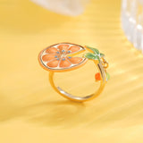 Sunlit Lemon Ring