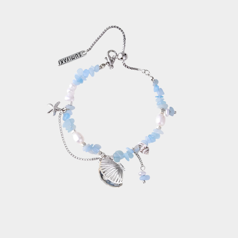 Ocean Whisper Gem Bracelet