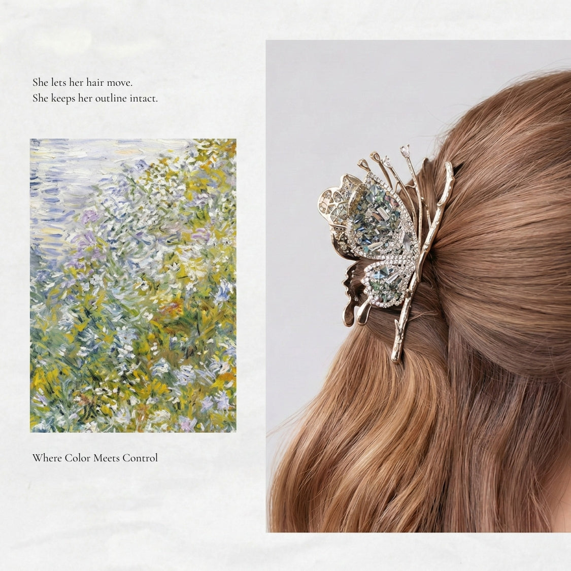 Ardent Grove Butterfly Clip