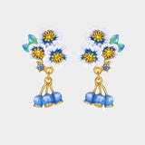 Blueberry Blossom Earrings