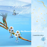 Blueberry Blossom Earrings