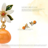 Citrus Bloom Jewel Earrings