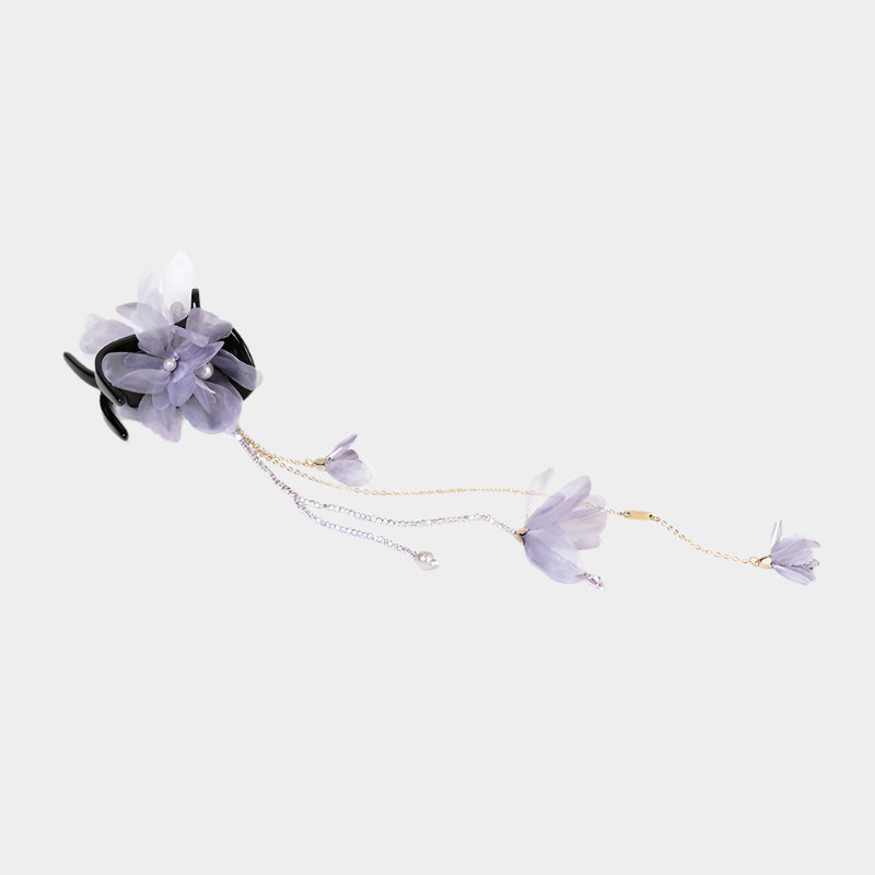 Lavender Petal Whisper Drop Clip