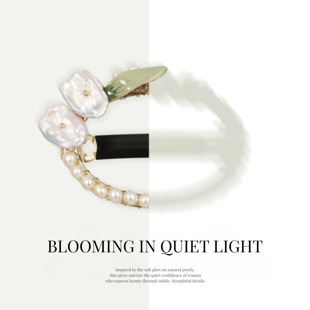 Garden Bloom Circle Hair Pin