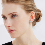 Aqua Tidal Ray Earrings