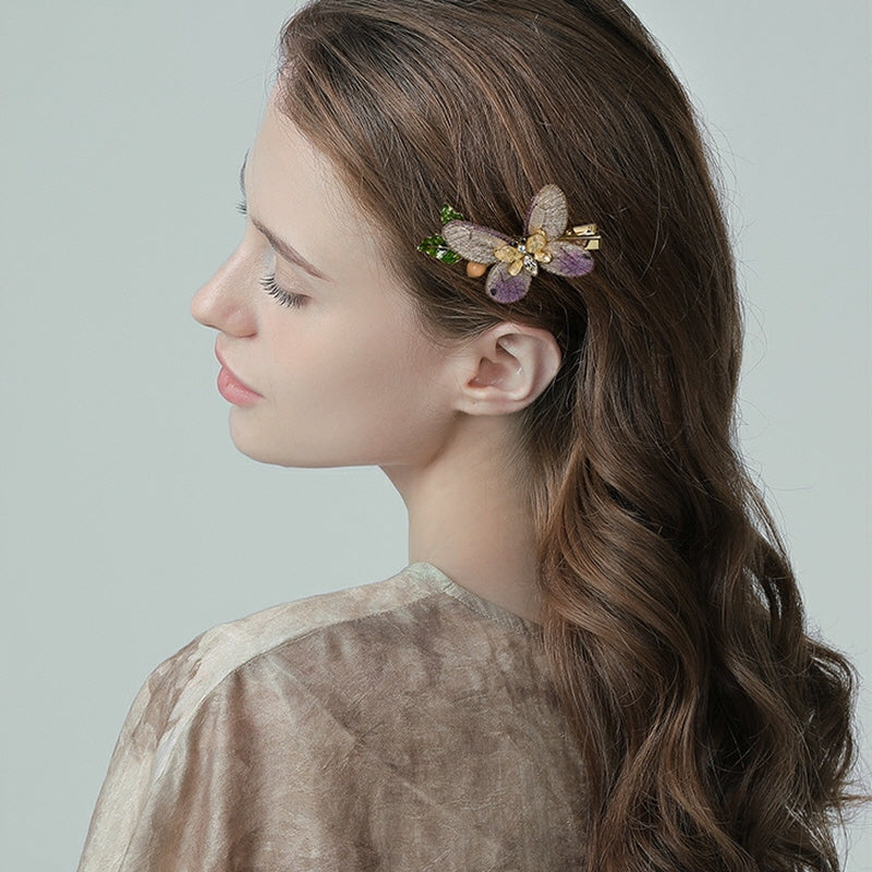 Exotic Butterfly Side Hair Clip