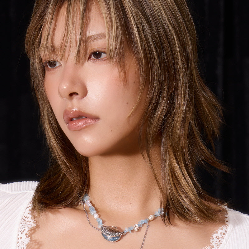 Ocean Whisper Gem Necklace