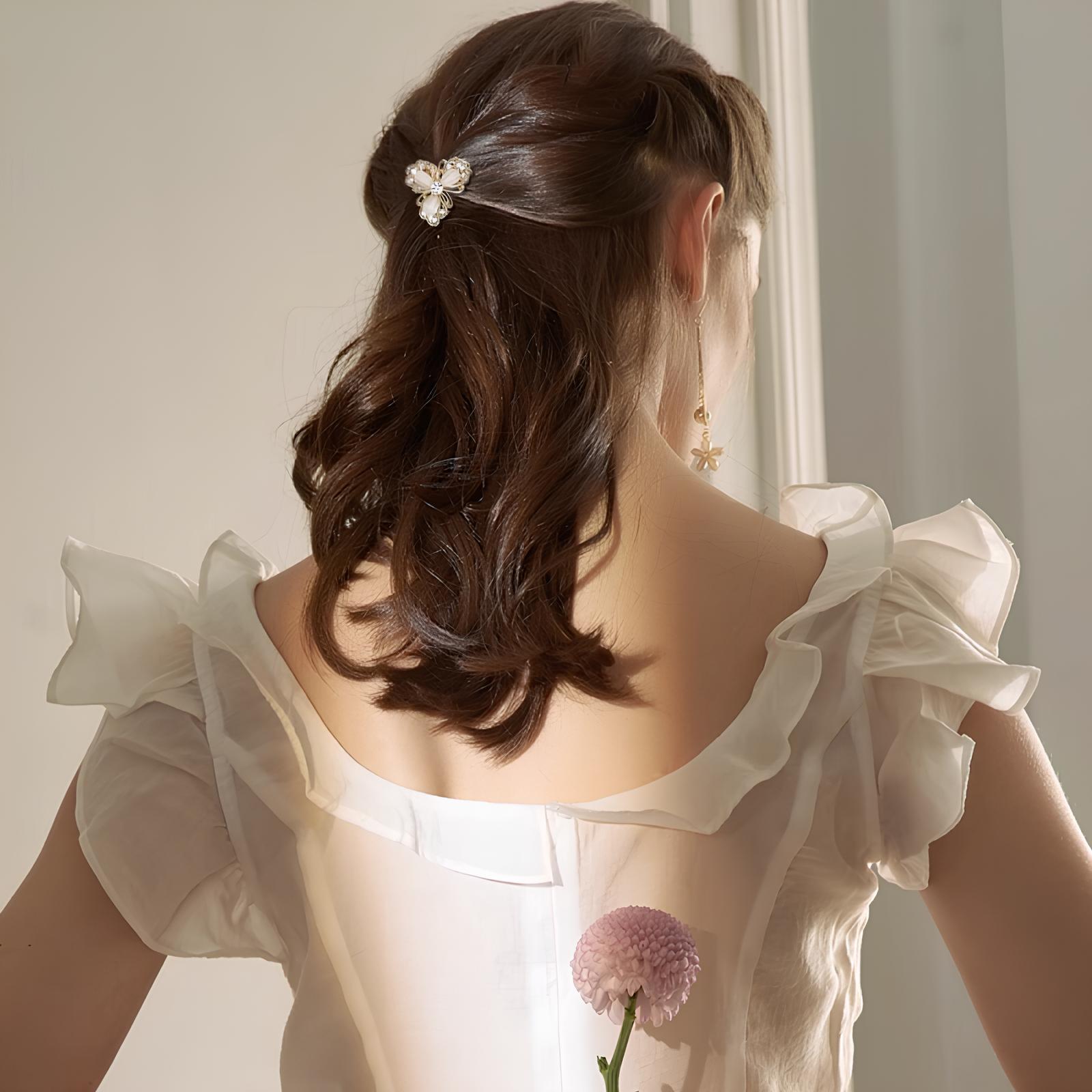 Moonveil Butterfly Clip