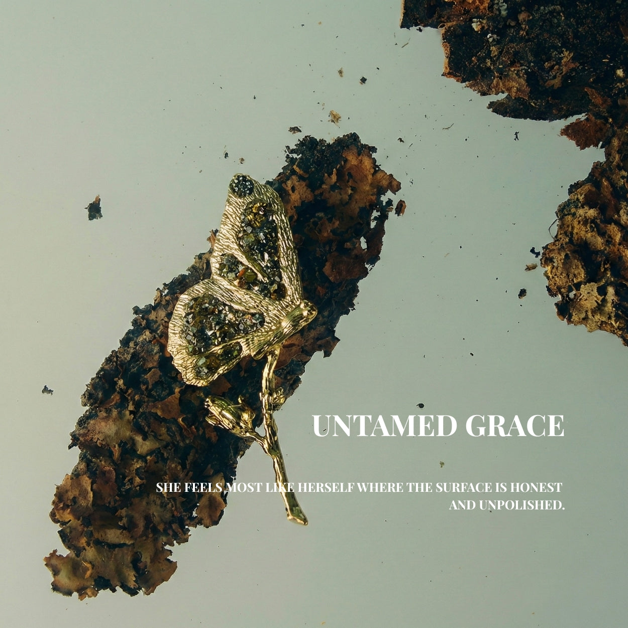 Aurelia Nocturne Butterfly Brooch