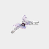 Violet Butterfly Hair Clip