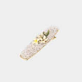 Glittering Bloom Charm Clip