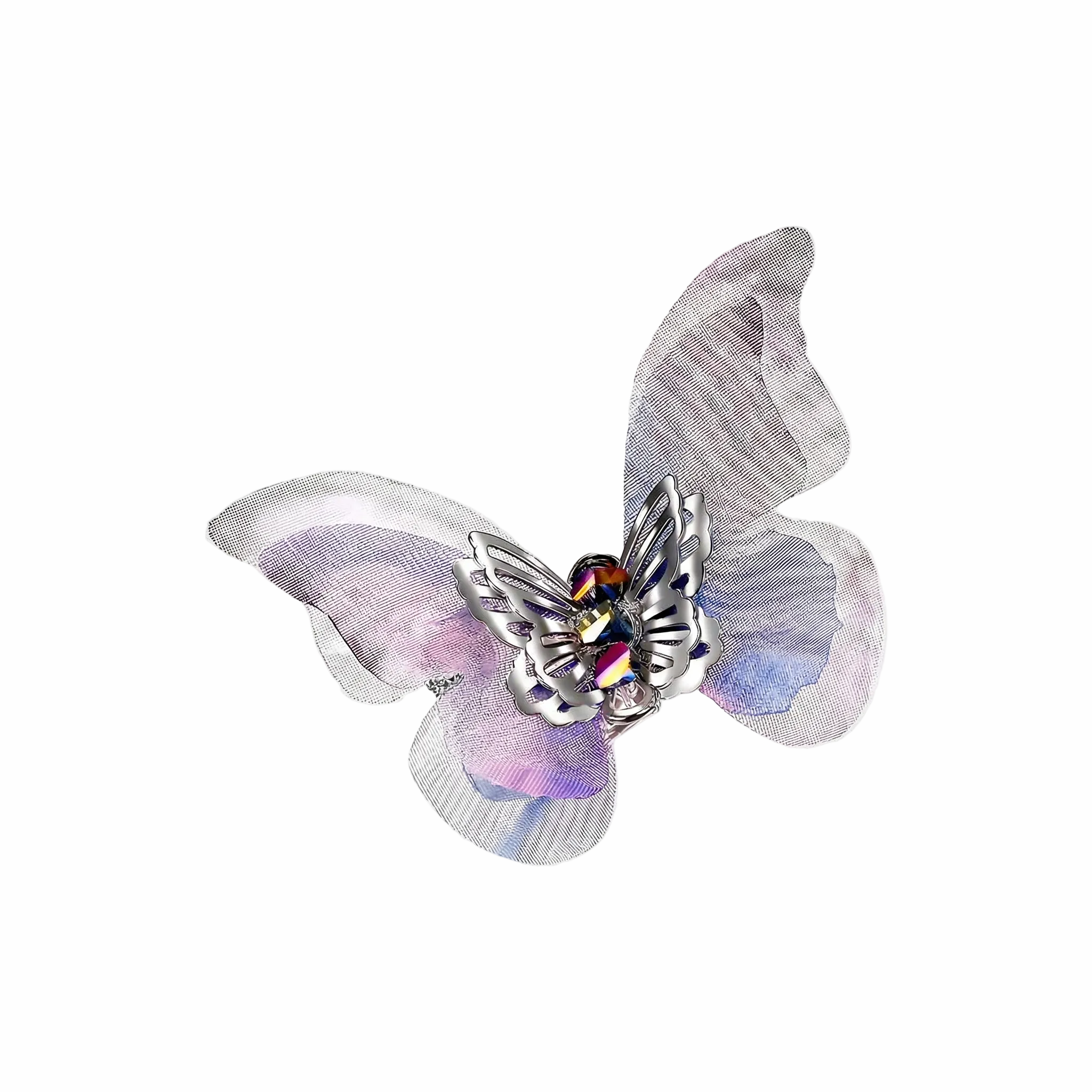 Silvervine Butterfly Ring