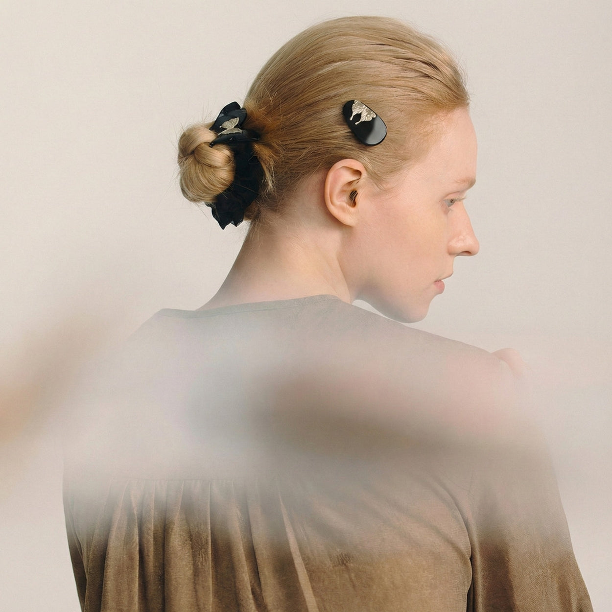 Aureate Drift Butterfly Scrunchie