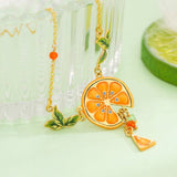 Lemon Slices Necklace