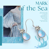 Winter Ocean Crystal Earrings