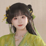 Wintersweet Blossom Bamboo Hair Stick