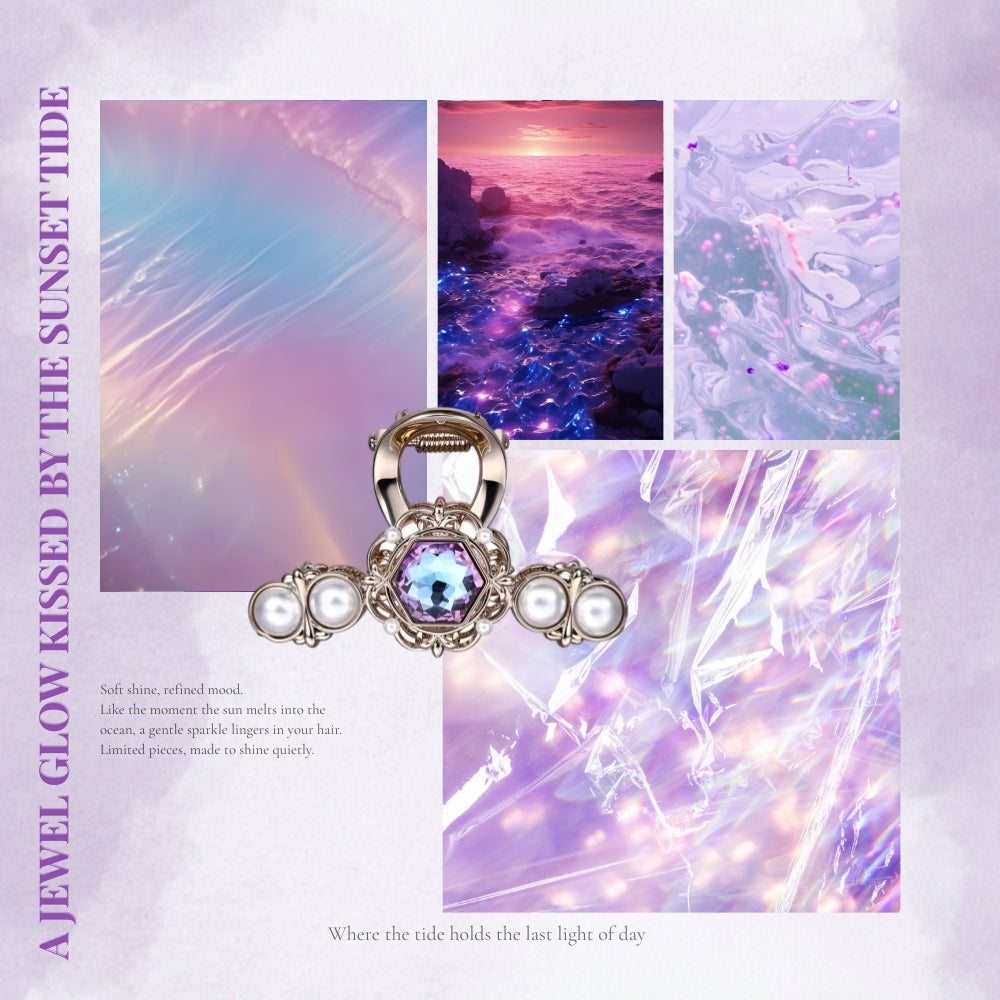 Sunset Jewel Mini Claw Clip