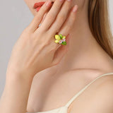 Lemon Flower Ring