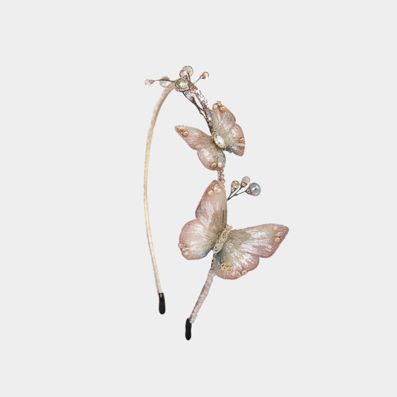 Pink Serenity Butterfly Headband