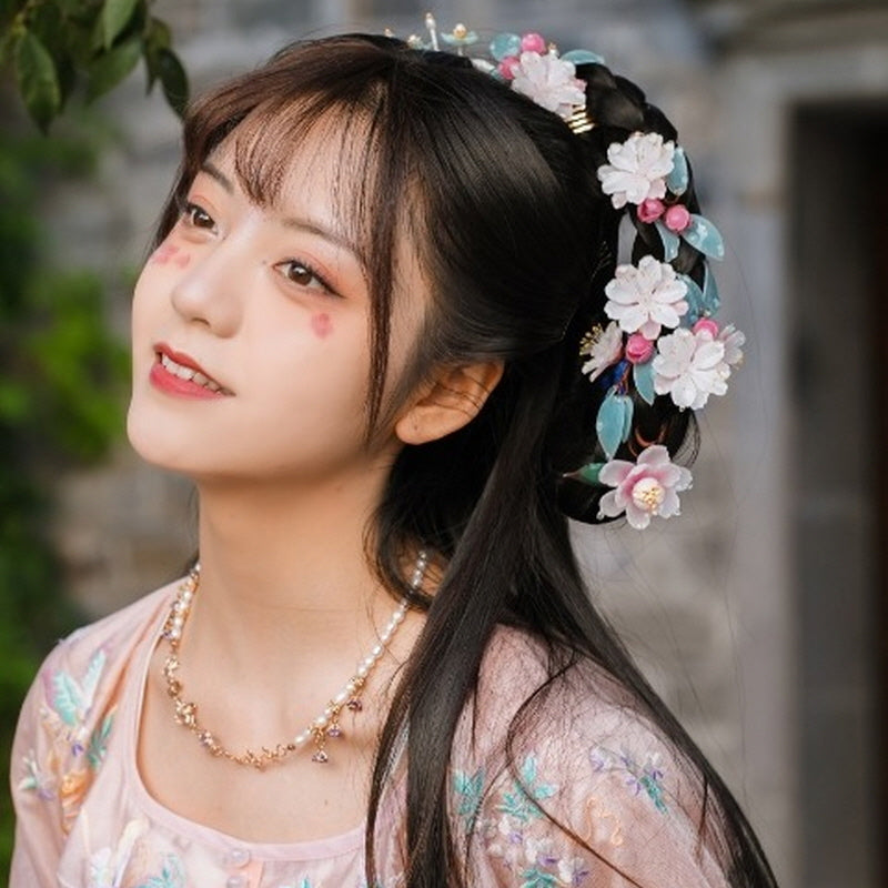 Moonlit Peony U-Shaped Hair Stick