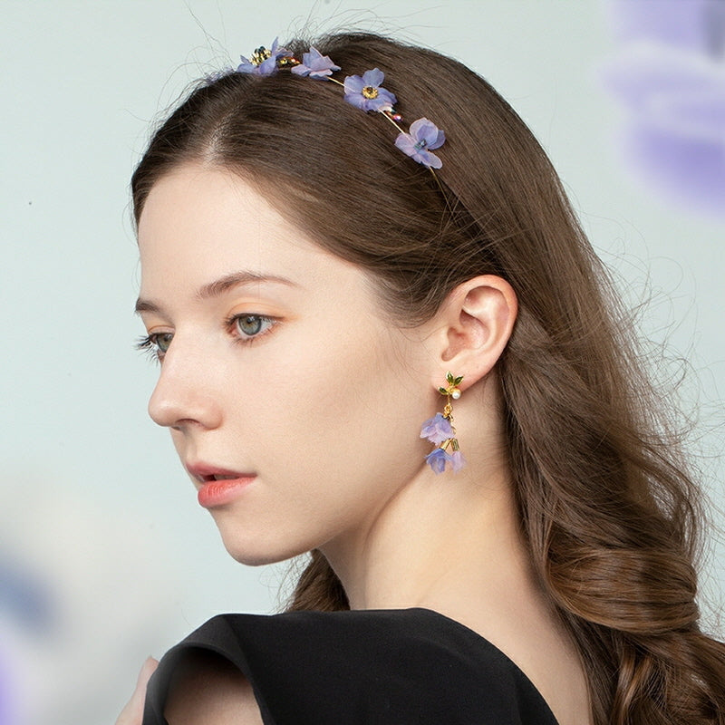 Violet Bloom Earrings