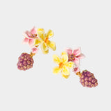 Grape Blossom Earrings