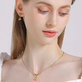 Juicy Kumquat Necklace