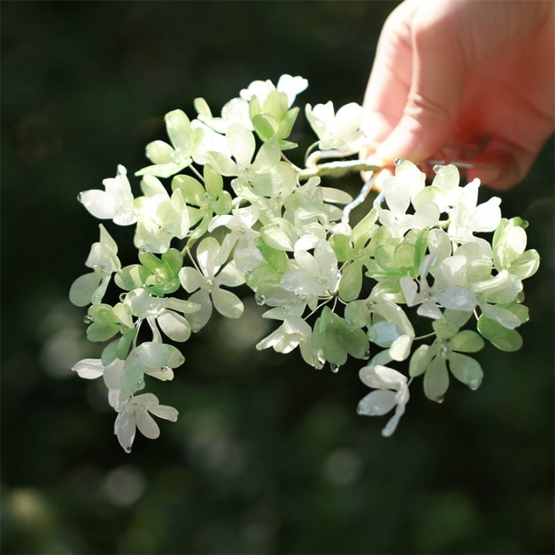 Hydrangea Leaf U-Shaped Hair Stick