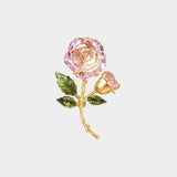 Crystal Rose Collection ㅡ Earrings & Brooch