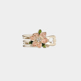Rosé leaf Charm Hair Clip