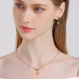 Juicy Kumquat Necklace