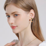 Minimal Kumquat Earrings