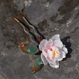 Moonlit Peony U-Shaped Hair Stick