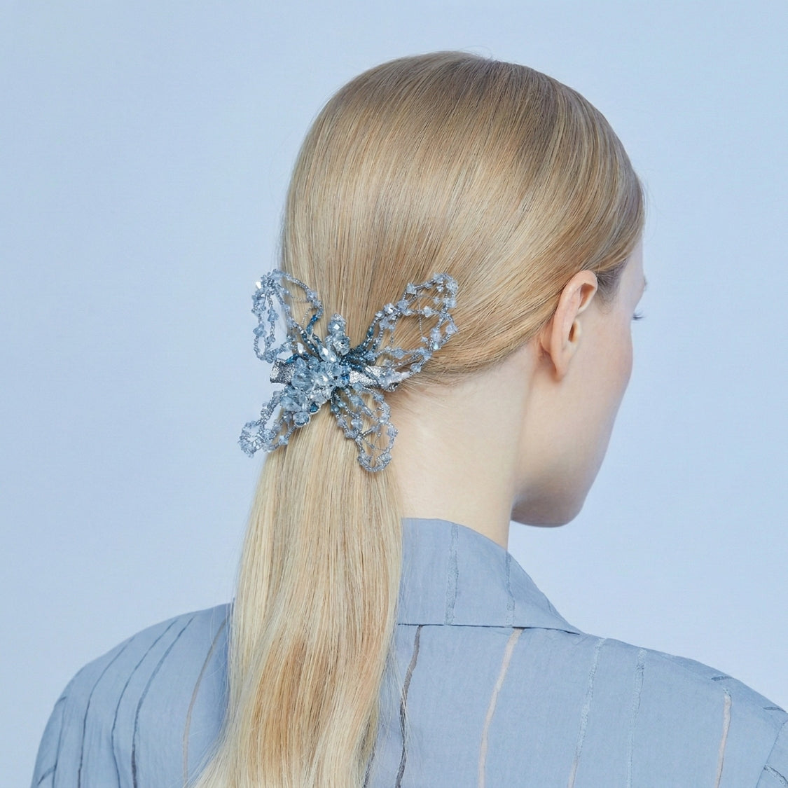 Arctic Lace Glacial Butterfly Pin