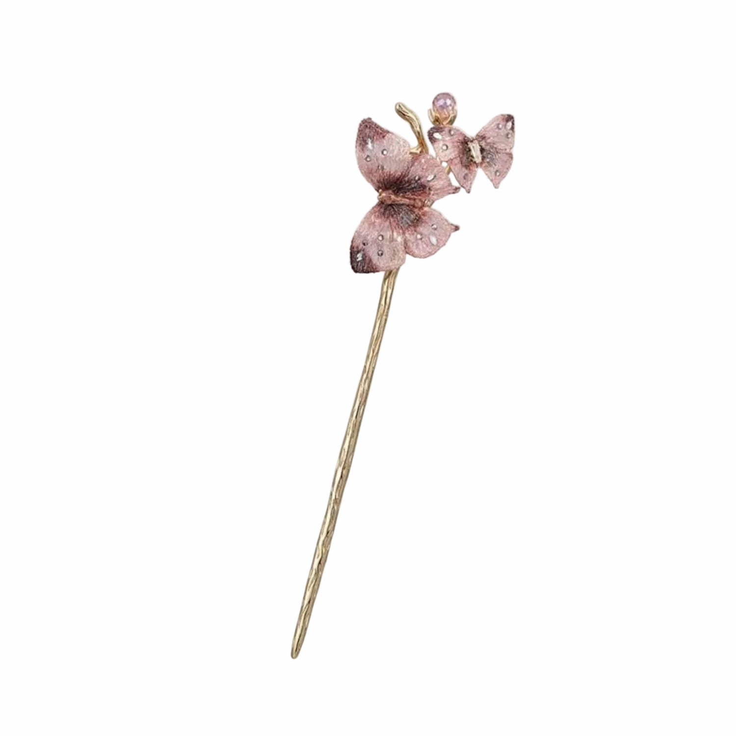 Ballet Rose Butterfly Fringe Hair Stick