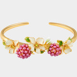 Raspberry Blossom Bracelet