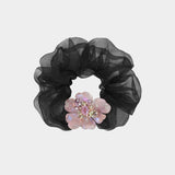 Blossom Glow Rosy Crystal Scrunchie