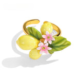 Lemon Flower Ring