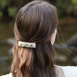 Glittering Bloom Tapestry Barrette