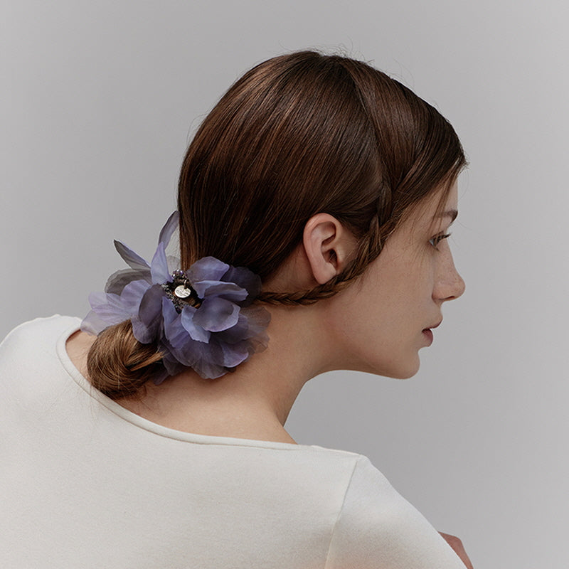Lavender Petal Whisper Hair Tie