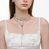 Blue Star Tide Necklace