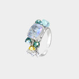 Blue Tide Glow Ring