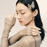 Pink Serenity Butterfly Couture Clip