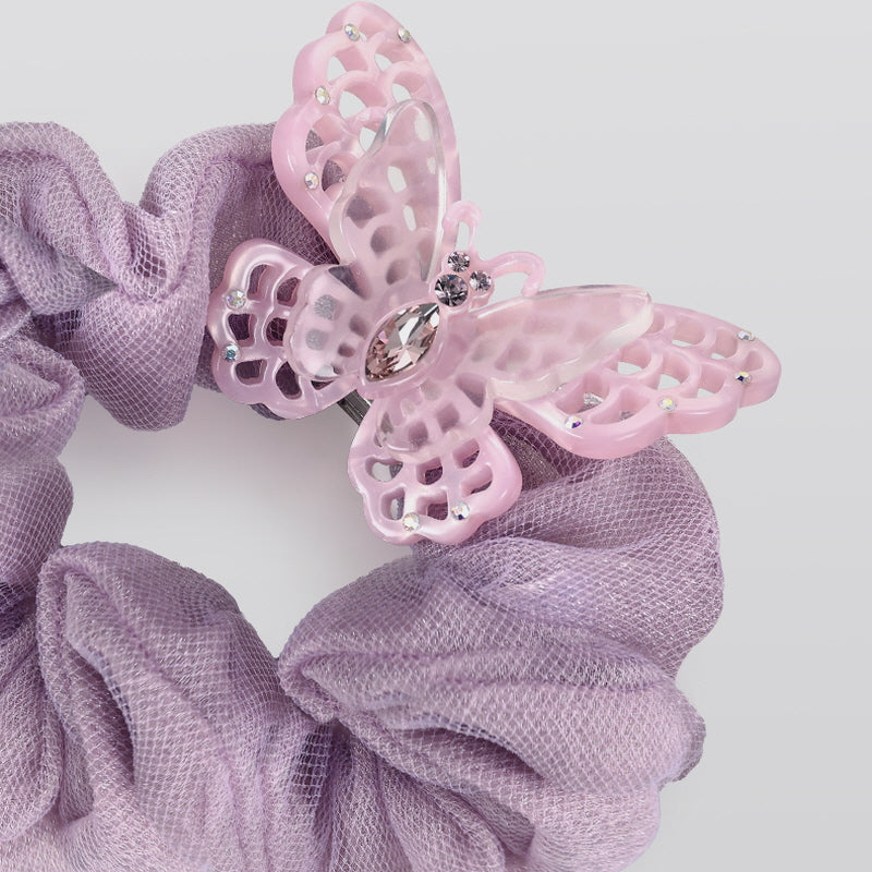 Cheerful Butterfly Hair Scrunchie