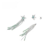 Aqua Tidal Ray Earrings