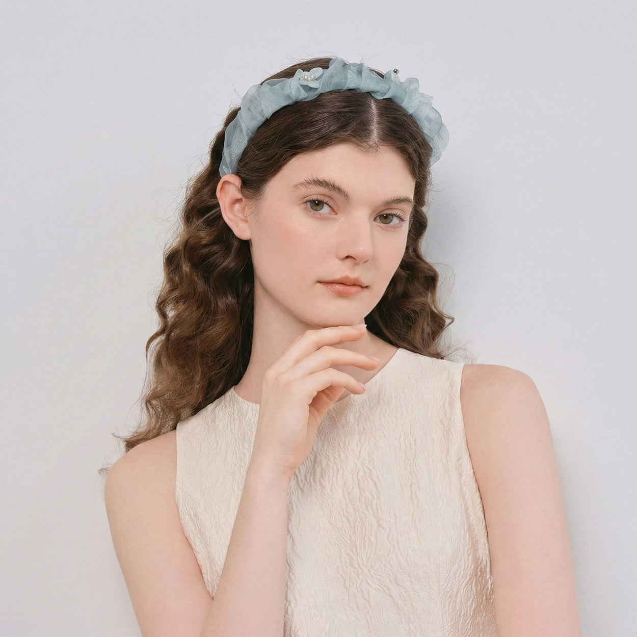 Celeste Luster Minted Seraphine Band