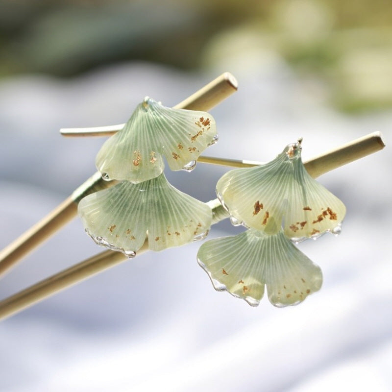 Korean Ginkgo Bamboo Hair Stick