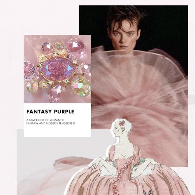 Blossom Glow Rosy Crystal Ring
