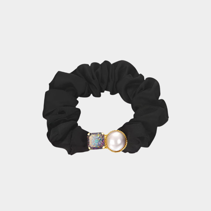 Full Moon & Gathering Stars Hair Scrunchie